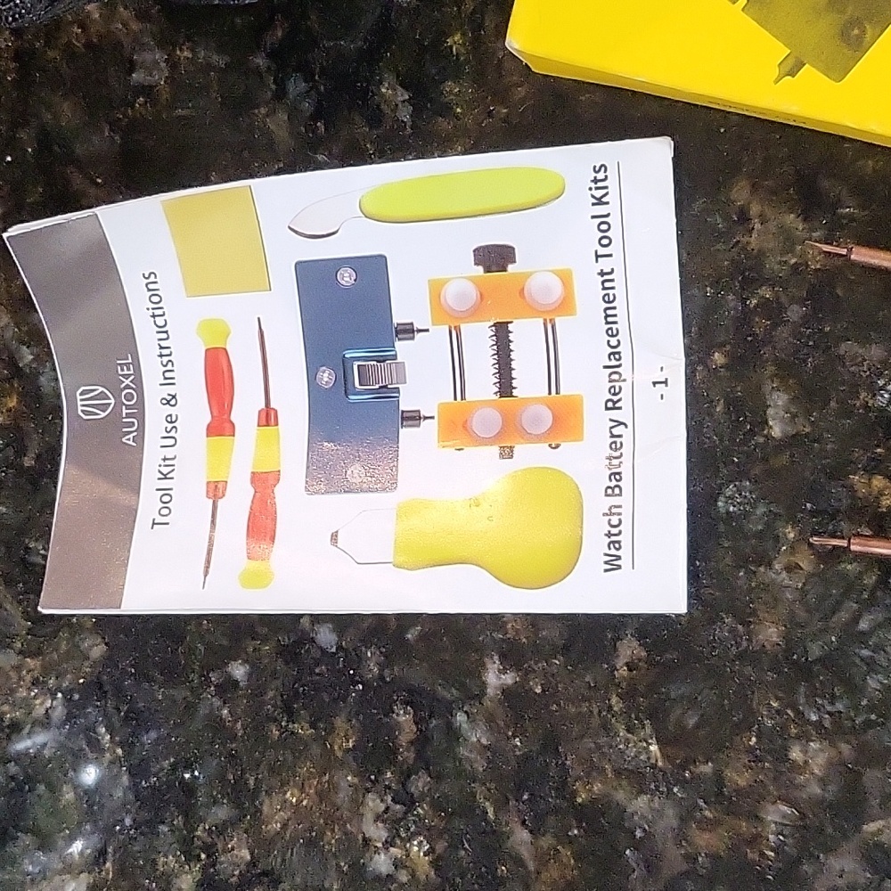 Yellow Watch Repair Tool Set - Picture 5 of 7